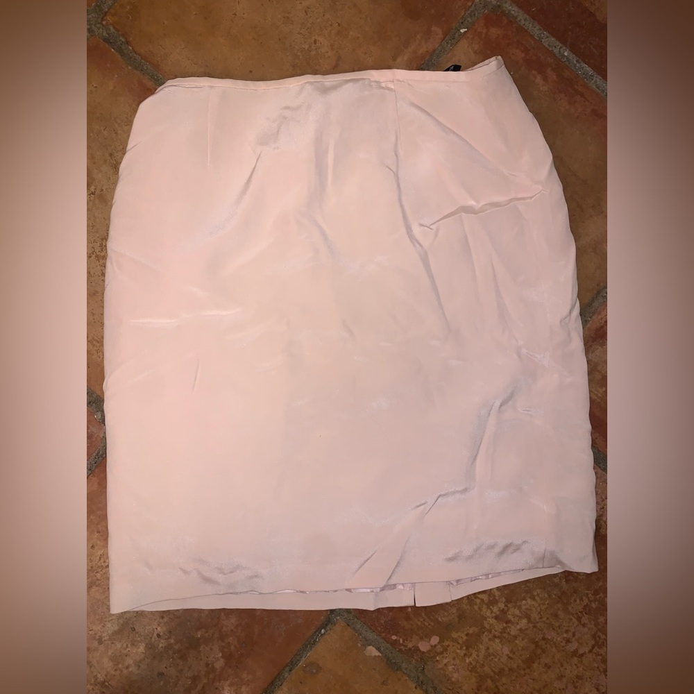Josephine Chaus Blush Silk Skirt‎